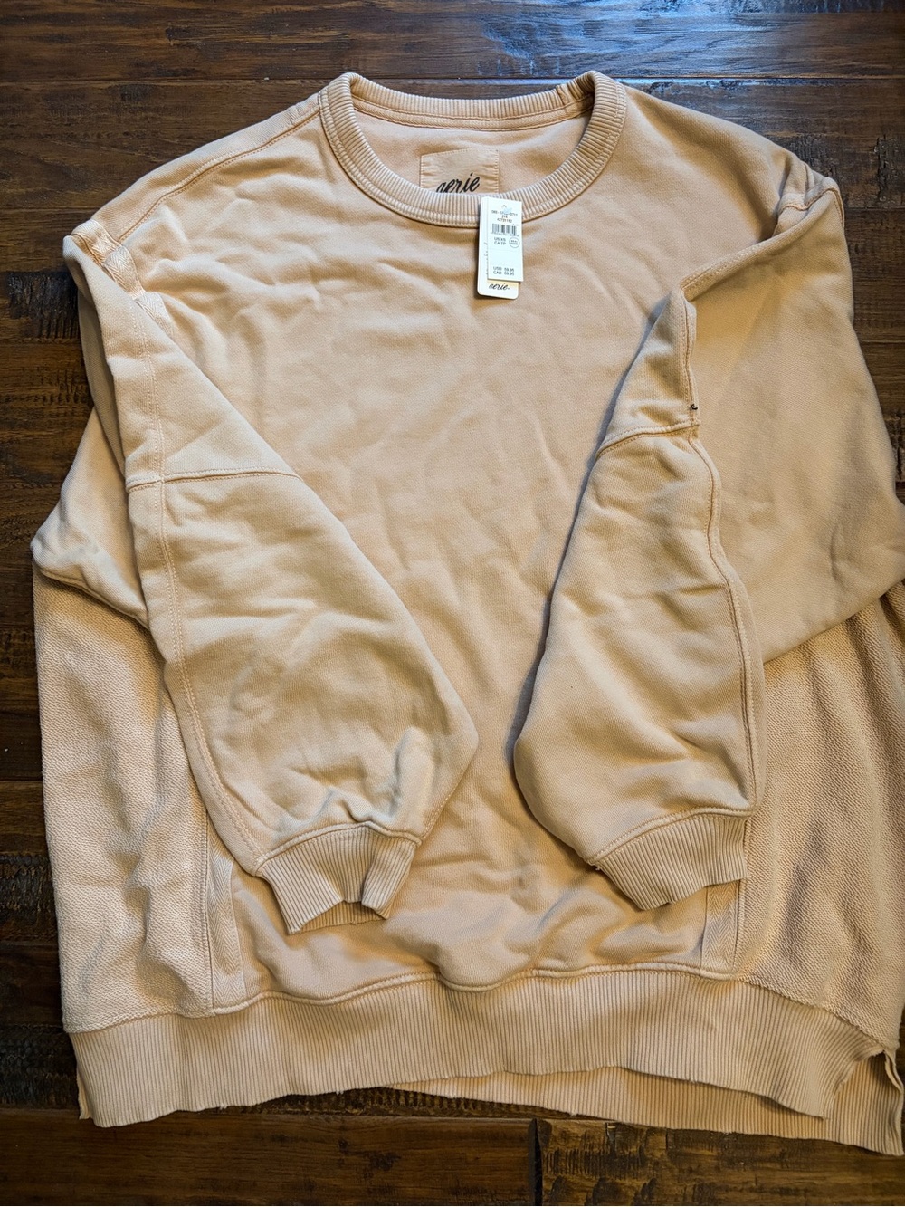 Aerie women’s Crewneck Sweatshirt - Light Beige - Picture 1 of 4